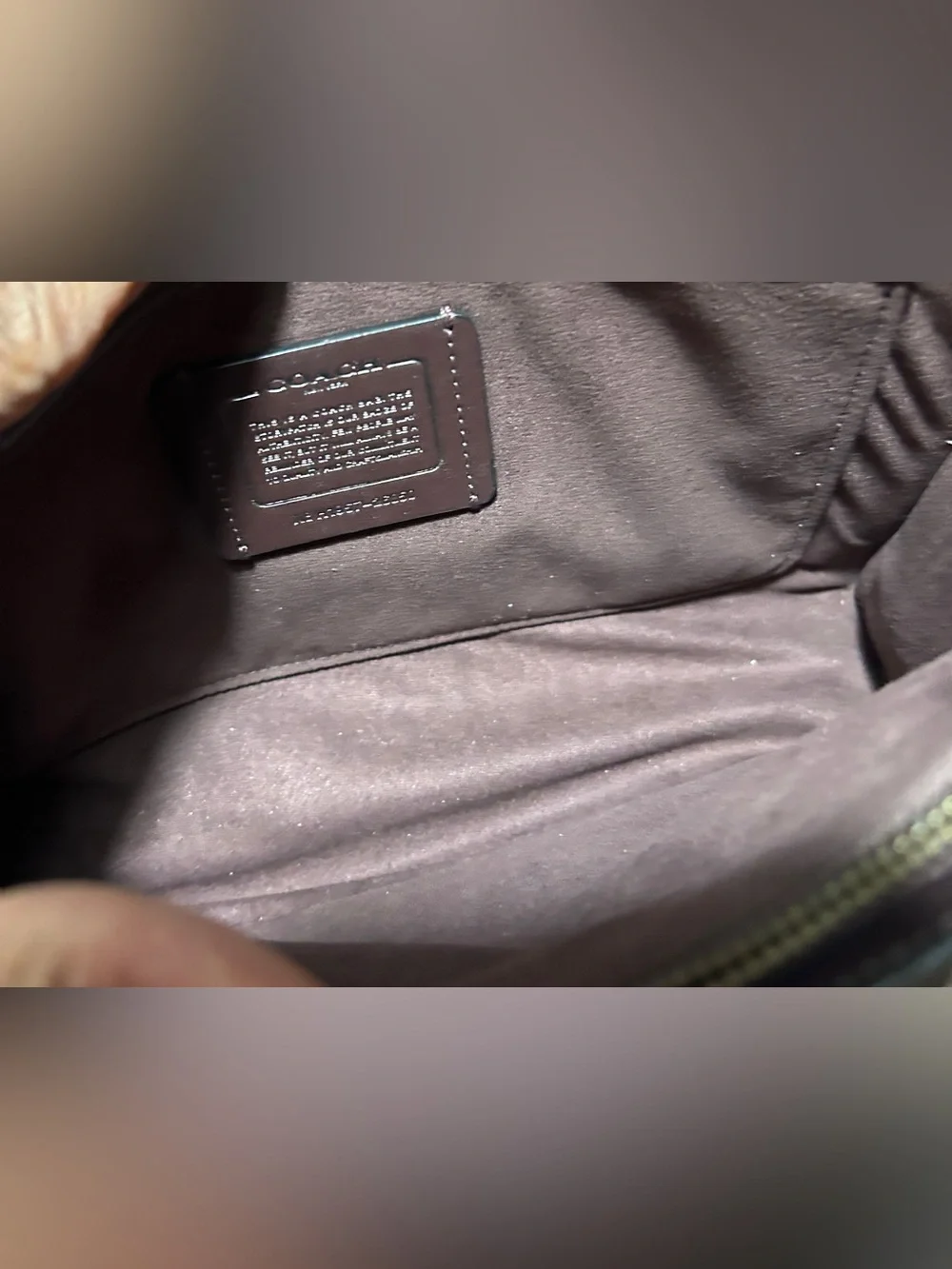 Coach Parker w/Quilting & Rivets/Black